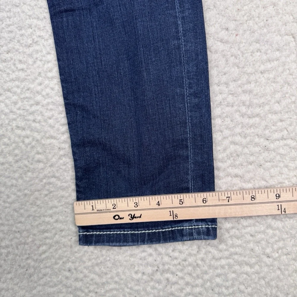 BKE Buckle Harper Jeans Womens 30R Dark Wash Skinny Stretch Denim 32x32